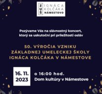 OSLAVA 50. VÝROČIA NAŠEJ ŠKOLY